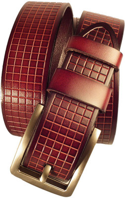 

Lion Heart Men Casual Brown Genuine Leather Belt