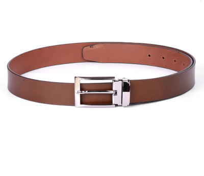 

Buckle Up Men Brown Genuine Leather Belt