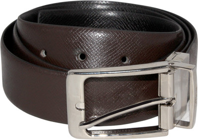 

Ufficio Men Formal Black, Brown Genuine Leather Reversible Belt