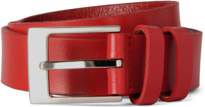 Allen Solly Men Red Genuine Leather Belt