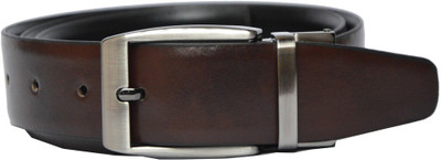

Dennison Men Evening, Formal Brown, Black Genuine Leather Reversible Belt, Black;brown