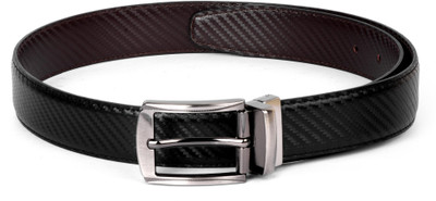 

Buckle Up Men Black Artificial Leather Belt