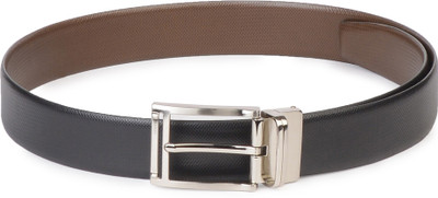 

Buckle Up Men Black Genuine Leather Belt
