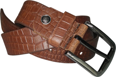 

Vondars Men Formal, Casual Brown Genuine Leather Belt, Brown mens formal leather belt