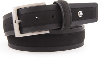 

Hidea Men Black Genuine Leather Belt