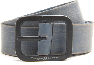 

Pepe Jeans Men Blue Genuine Leather Belt, Sky