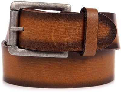 

Walletsnbags Men Casual Tan Genuine Leather Belt, Tan- b 59