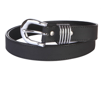 

Royal County Of Berkshire Polo Club Women Casual Black Texas Leatherite Belt, Black-02