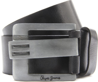 

Pepe Jeans Men Black Genuine Leather Belt
