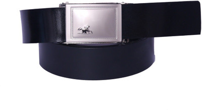

OODI Men Black Artificial Leather Belt
