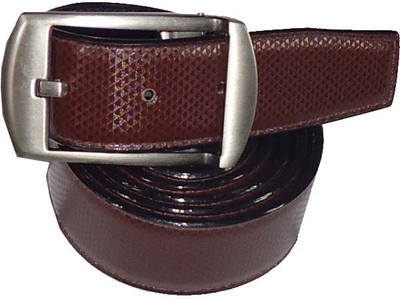 

B.S.Chadha Group Men Formal Brown Artificial Leather Reversible Belt