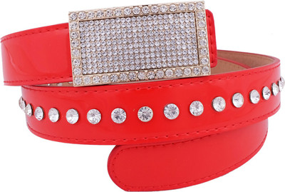 

Super Drool Women Casual, Party, Evening Red Synthetic Belt