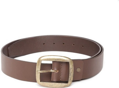 

John Players Men Genuine Leather Belt, Brown