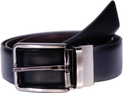 

OODI Men Black Genuine Leather Belt