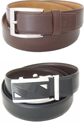 

SFA Men Formal Black Artificial Leather Reversible Belt