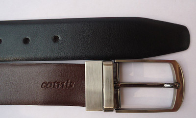 

Cotnis Men Multicolor Genuine Leather Reversible Belt