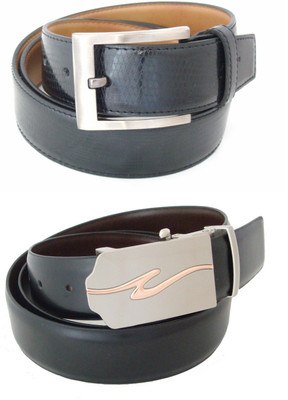 

SFA Men Formal Black Artificial Leather Reversible Belt