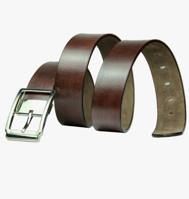 

99Cells Men Casual Brown Genuine Leather Belt
