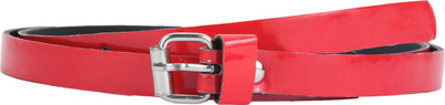 

SRS Women Casual Red Synthetic Belt