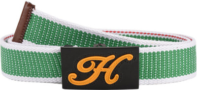 

Tiekart Men Casual Green Synthetic Belt