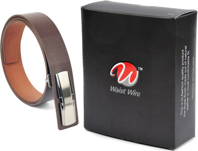 

Waist Wire Men Party Brown Genuine Leather Belt