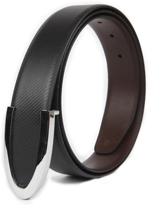 

Chisel Men Formal Black Genuine Leather Belt