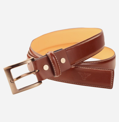 

Kamillo Men Casual Tan Genuine Leather Belt