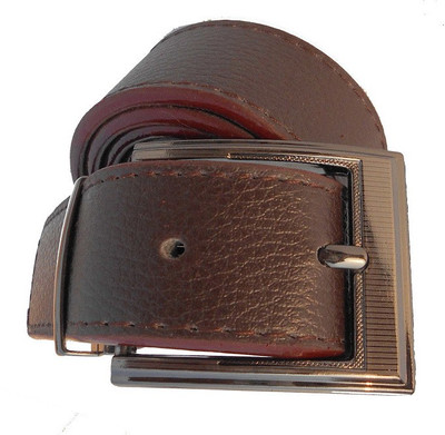 

P&E Men Formal Brown Artificial Leather Belt