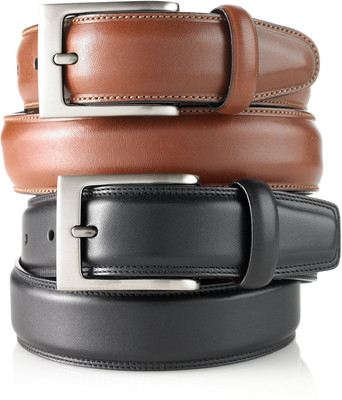 

sovam Men Casual Black, Brown Genuine Leather Belt
