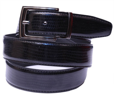 49% OFF on Moac Men Casual Black Artificial Leather Belt