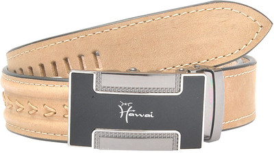 

Hawai Men Casual, Formal Brown Genuine Leather Belt, Light brown
