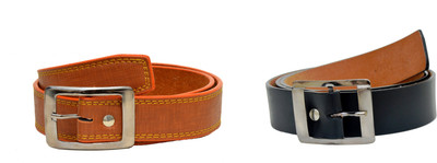 

Tiwari Collection Men Brown Artificial Leather Belt, Black;brown