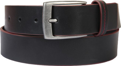 

French Connection Men Formal Black Genuine Leather, Metal Belt