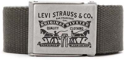 

Levi's Men Green Canvas Belt, Khaki