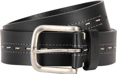 

U.S. Polo Assn Men Casual Black Genuine Leather Belt