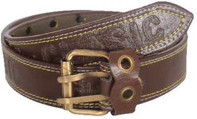 

Aam Shopping Men Casual Brown Artificial Leather Belt