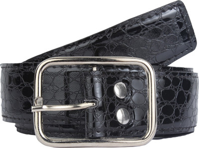 

SRS Men Casual Black Synthetic Belt