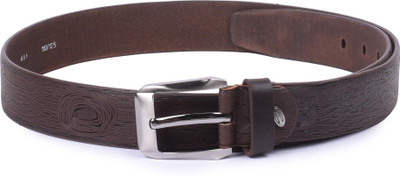 

Buckle Up Men Brown Genuine Leather Belt