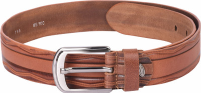 

Buckle Up Men Tan Genuine Leather Belt