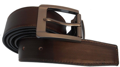 

AmahapGlamourDaze Men Formal Brown Artificial Leather Reversible Belt