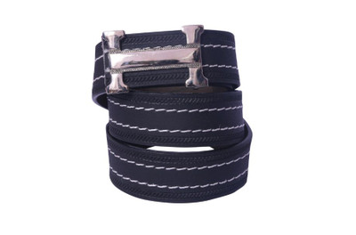

OODI Men Black Artificial Leather Belt