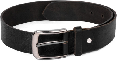 

Buckle Up Men Black Genuine Leather Belt
