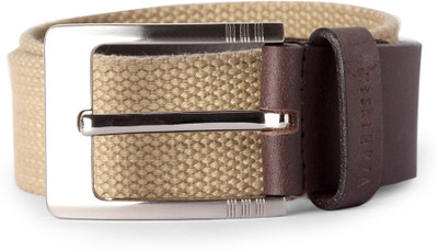 

Van Heusen Men Beige Fabric Belt