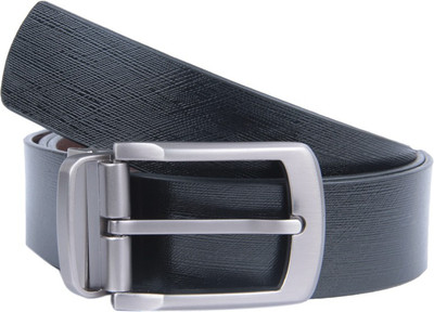 

Kiko Men Formal Black, Tan, Brown Genuine Leather Reversible Belt, Black&brown1