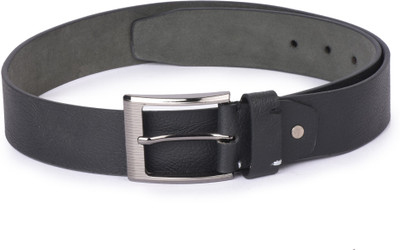 

Buckle Up Men Black Genuine Leather Belt