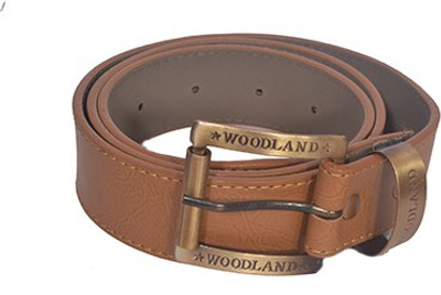 

Aam Shopping Men Brown Artificial Leather Belt, Gray