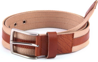

Bluth Men Casual Brown Canvas Belt