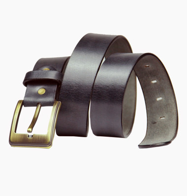 

99Cells Men Casual Black Genuine Leather Belt
