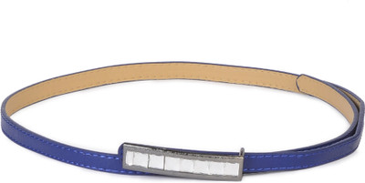 

Buckle Up Women Blue Artificial Leather Belt