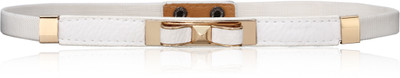 

Calvino Girls Casual, Evening/Party White Artificial Leather Belt